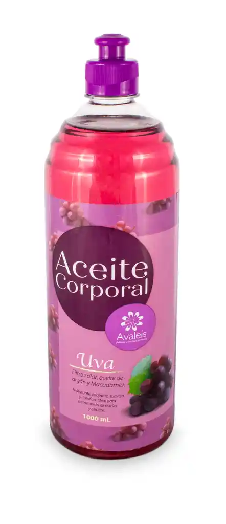Aceite Corporal Para Masajes De Uva Avaleis