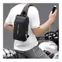 Bolso Manos Libres Mini Morral Hombre Tipo Pechera Antirrobo