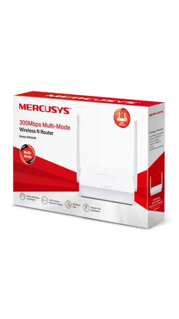 Router Mercusys Mw302r 300mbps 2 Antenas