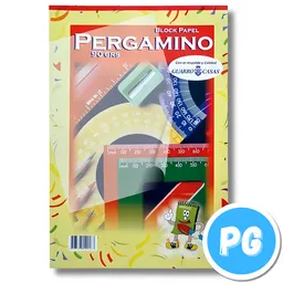 Block Papel Pergamino Octavos 90grs 25 Hojas