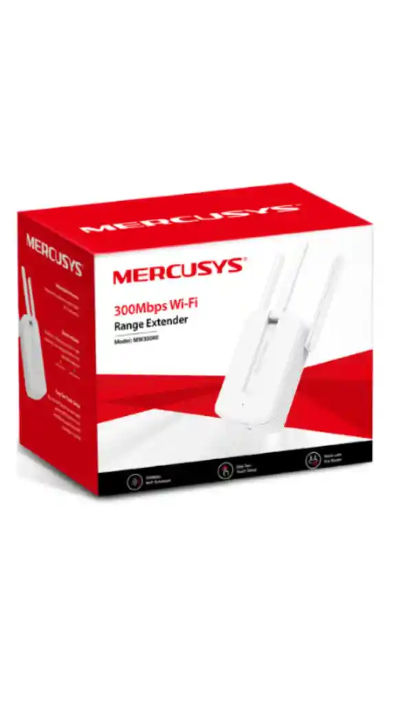 Extensor De Rango Wifi Mercusys - Mw300re - 300mbps