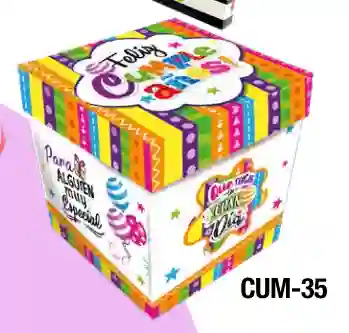 Caja Para Regalo Cumpleaños Cum-35