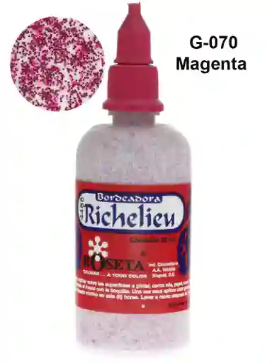 Roseta Bordeador Pintura Escarchada - Magenta, 65cc