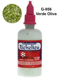 Roseta Bordeador Pintura Escarchado - Verde Oliva, 65cc