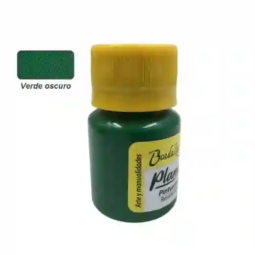 Borda Liquido Pintura Para Tela - Verde Oscuro, 30cc