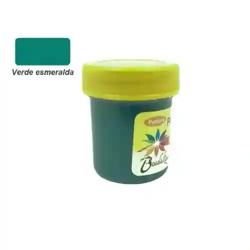 Borda Liquido Pintura Para Tela - Verde Esmeralda, 30cc