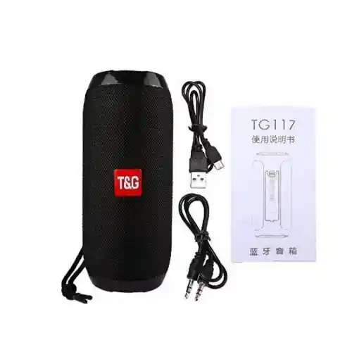 Parlante Altavoz Recargable Bluetooth Salpicable Tyg Radio Fm Tg-117 Colorazul