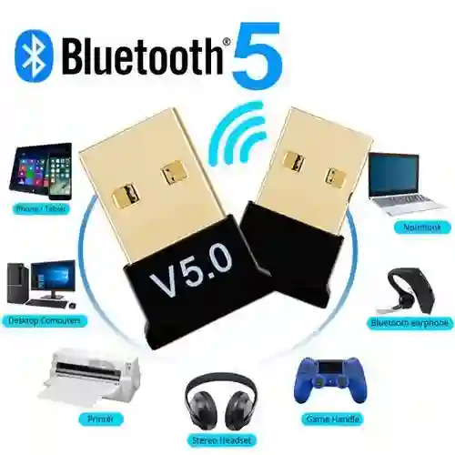 Bluetooth 5.0 Solo Para Pc / Adaptador Bluetooth Version 5.0