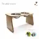 Comedero / Bebedero Wood Elevado - Medinao