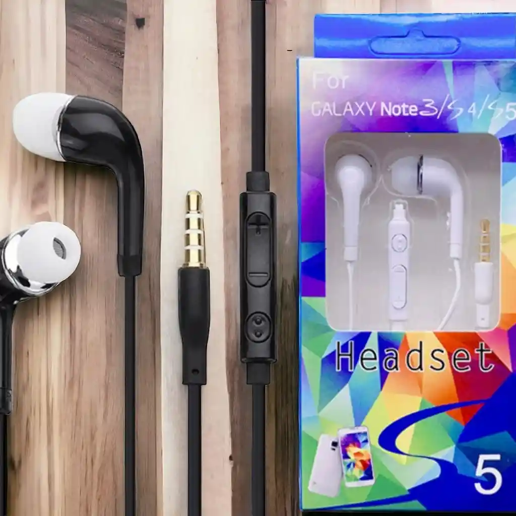 Auriculares Internos Note3, S4, S5 De Alta Calidad, Manos Libres Con Micrófono Hs330