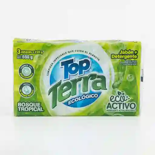 Jabon Top Terra Barra 3und 690gr