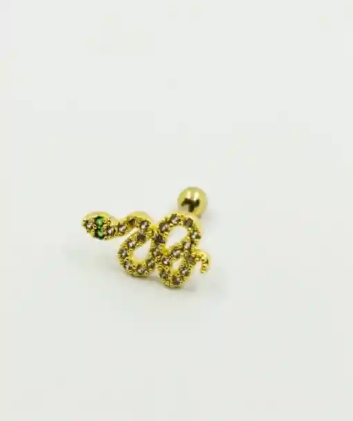 Piercing Dorado Serpiente