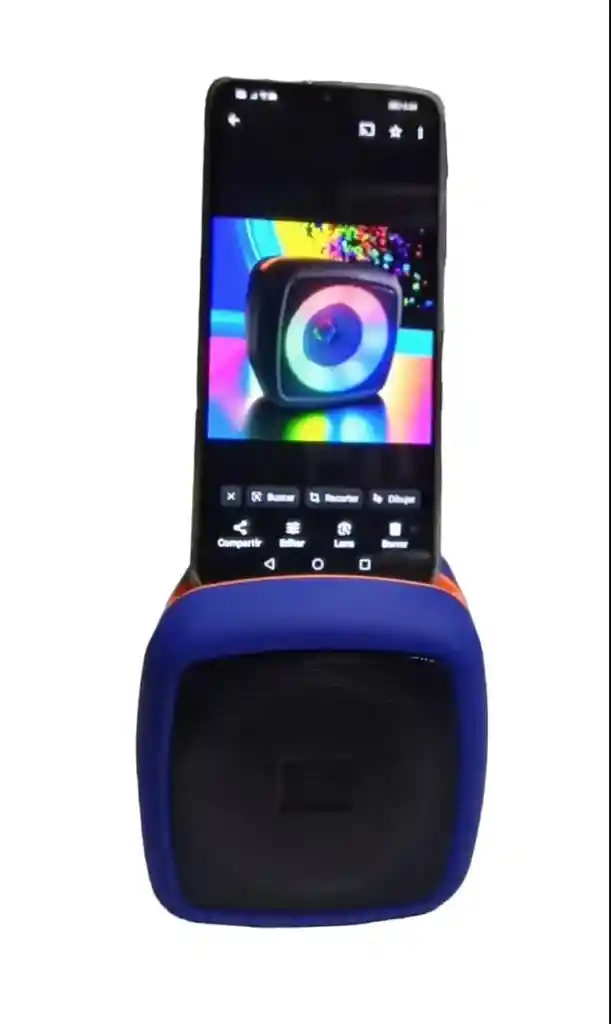 Mini Parlante Portátil Con Bluetooth De Alta Potencia, Soporte Para Teléfono Móvil, Usb