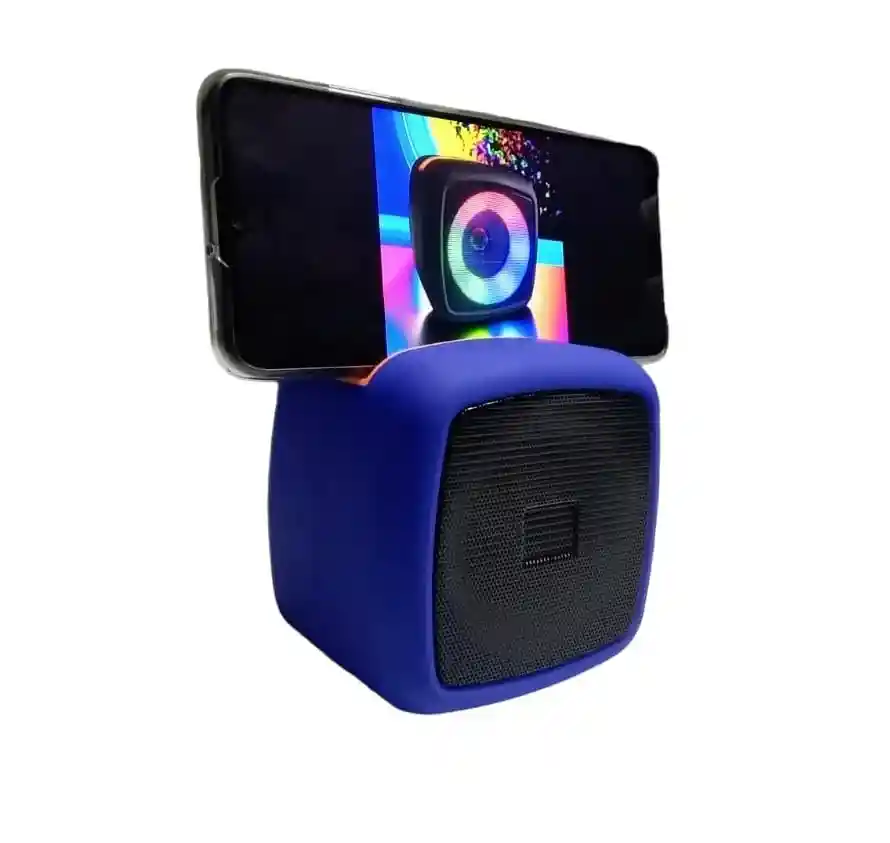 Mini Parlante Portátil Con Bluetooth De Alta Potencia, Soporte Para Teléfono Móvil, Usb
