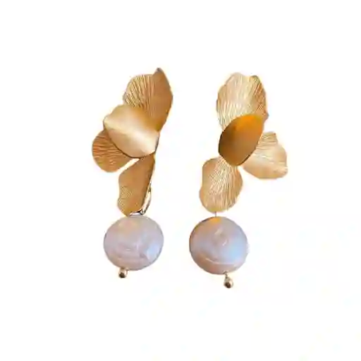 Aretes Para Mujer Aretes Perlas De Rio Topos Aretes De Moda