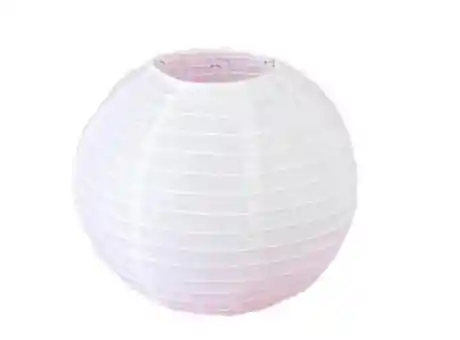 Farol Chinos Lamparas De Papel Globo Chino De 30 Cm Blanco