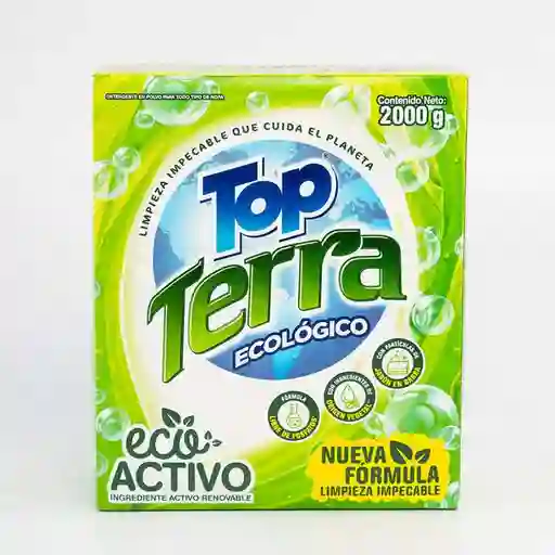 Detergente Top Terra 2421 Polvo 2000 Gr