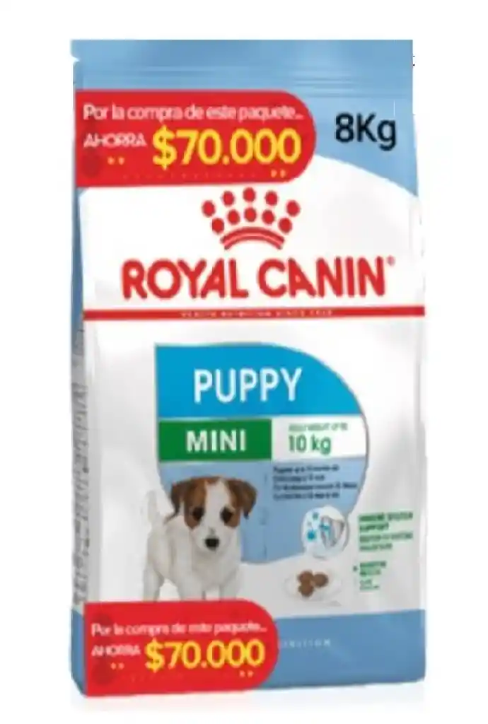 Royal C. Perro Puppy Mini X 8kg Bono