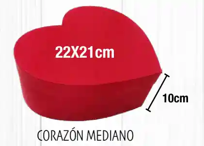 Caja Para Regalo Corazónmediano