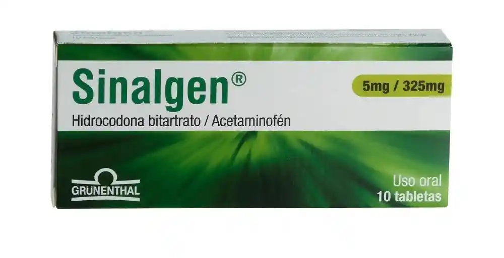 Sinalgen 5/325 Mg Sobre X 10 Tabletas