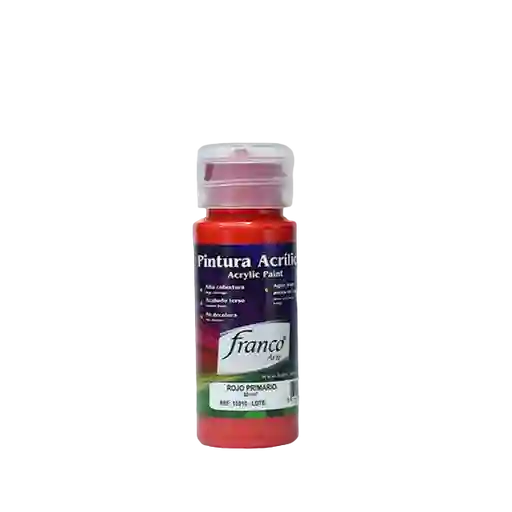 Pintura Acrilica Rojo Primario 60cc