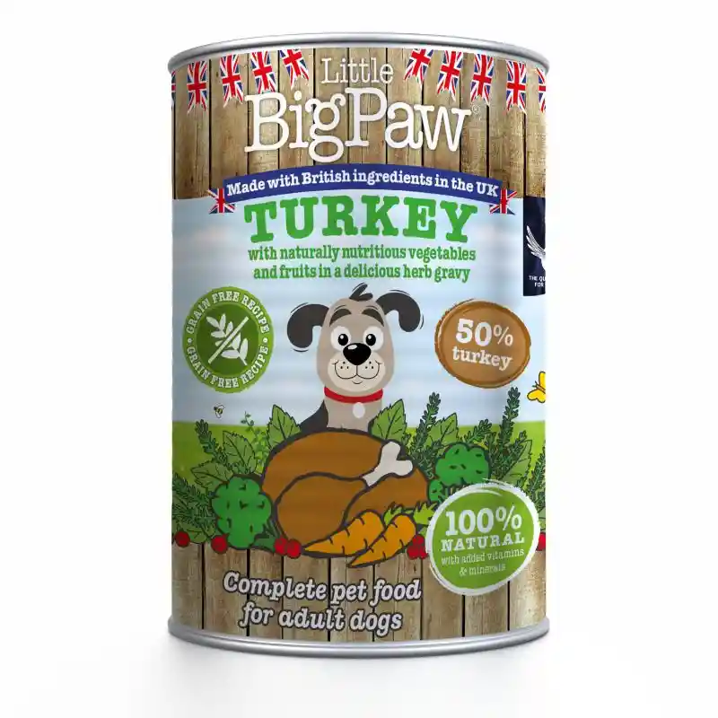 Little Big Paw Lata Perro Pavo