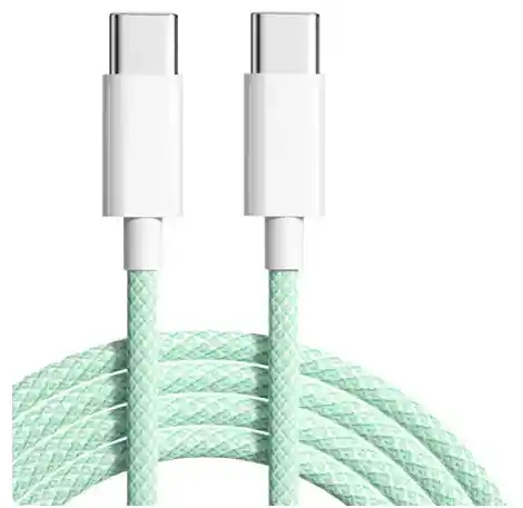 Cable 1 Mt Tipo C A Tipo C 60w Carga Rapida Cable Iphone 1 Metro De Largo Usb-c A Usb-c