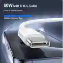 Cable 1 Mt Tipo C A Tipo C 60w Carga Rapida Cable Iphone 1 Metro De Largo