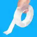 Cinta Adhesiva Doble Faz Transparente/ 1cm / 1.50 Metros De Largo