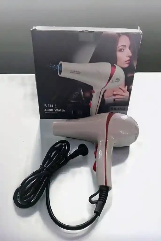 Secador 5 En 1 Newbabyllss 4.000 Watts (blanco Perlado)