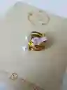 Anillo Dorado Para Dama Talla 7