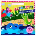 Libro Infantil Para Colorear Alfabeto 100 Pegatinas Niños