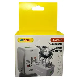 Kit De 4 Adaptadores De Enchufe Universales Para 150 Paises