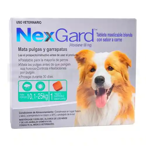 Nexgard Perro 10,1-25kg