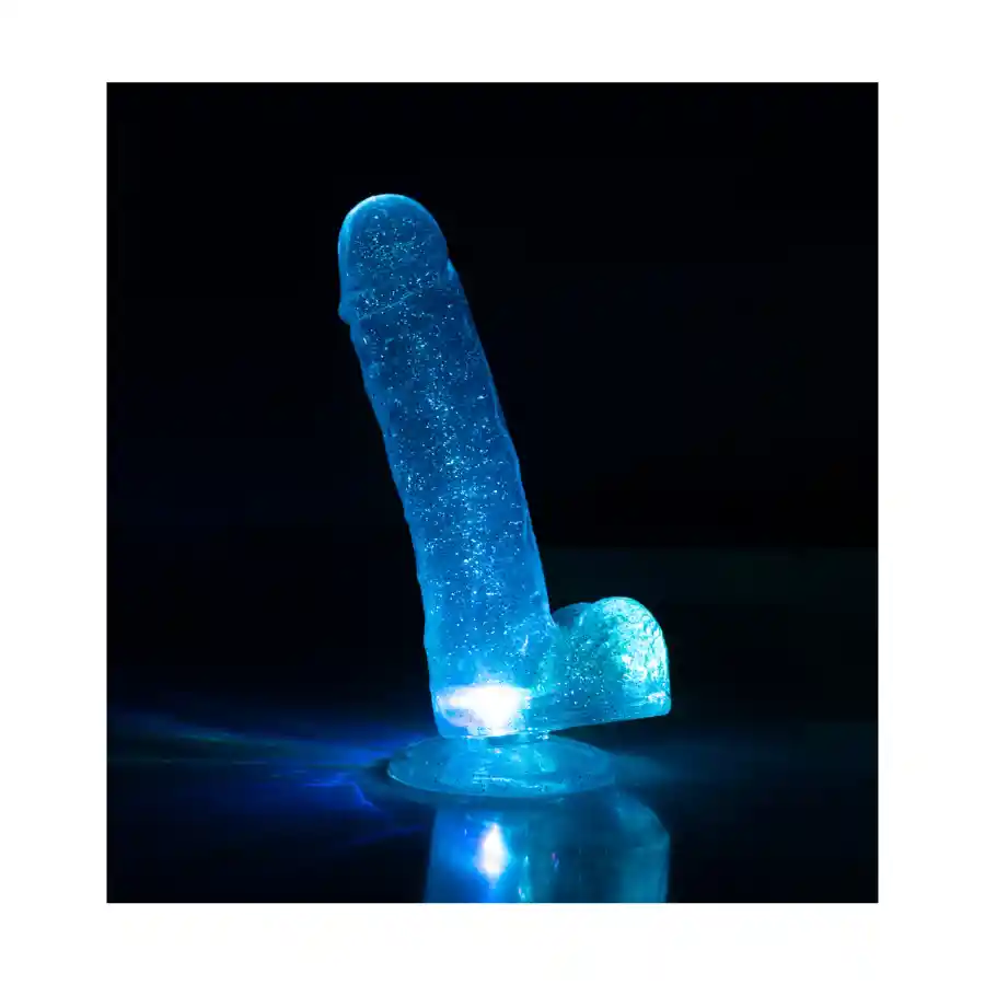 Dildo Realista Raw Nebula Transparente 19 Cm Camtoyz