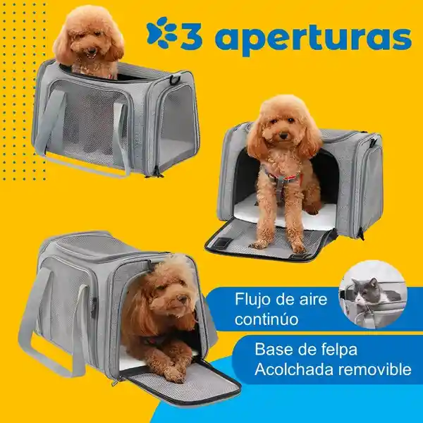 Bolso Guacal Transporte Mascotas Perro Gato Petpal