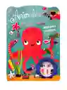 Libro Infantil Para Colorear Animales Marinos Con Stickers