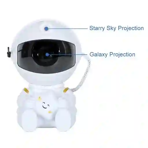Mini Astronauta Proyector De Estrellas Nebulosa Galaxia Kids