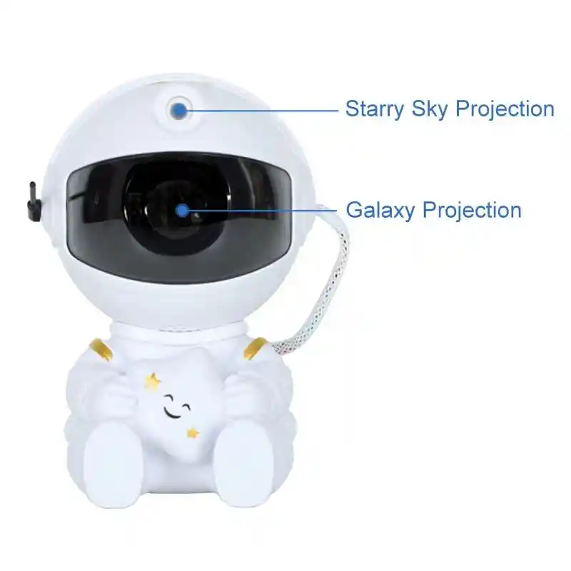 Mini Astronauta Proyector De Estrellas Nebulosa Galaxia Kids