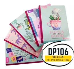 Cuaderno Cuadriculado Diseño Niña X 50 Hojas