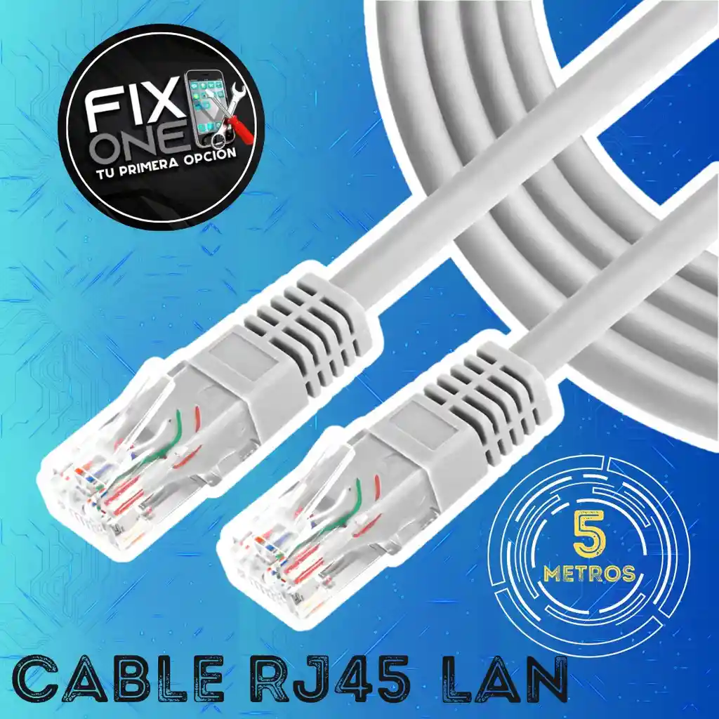 Cable Rj45 Lan 5 Metros