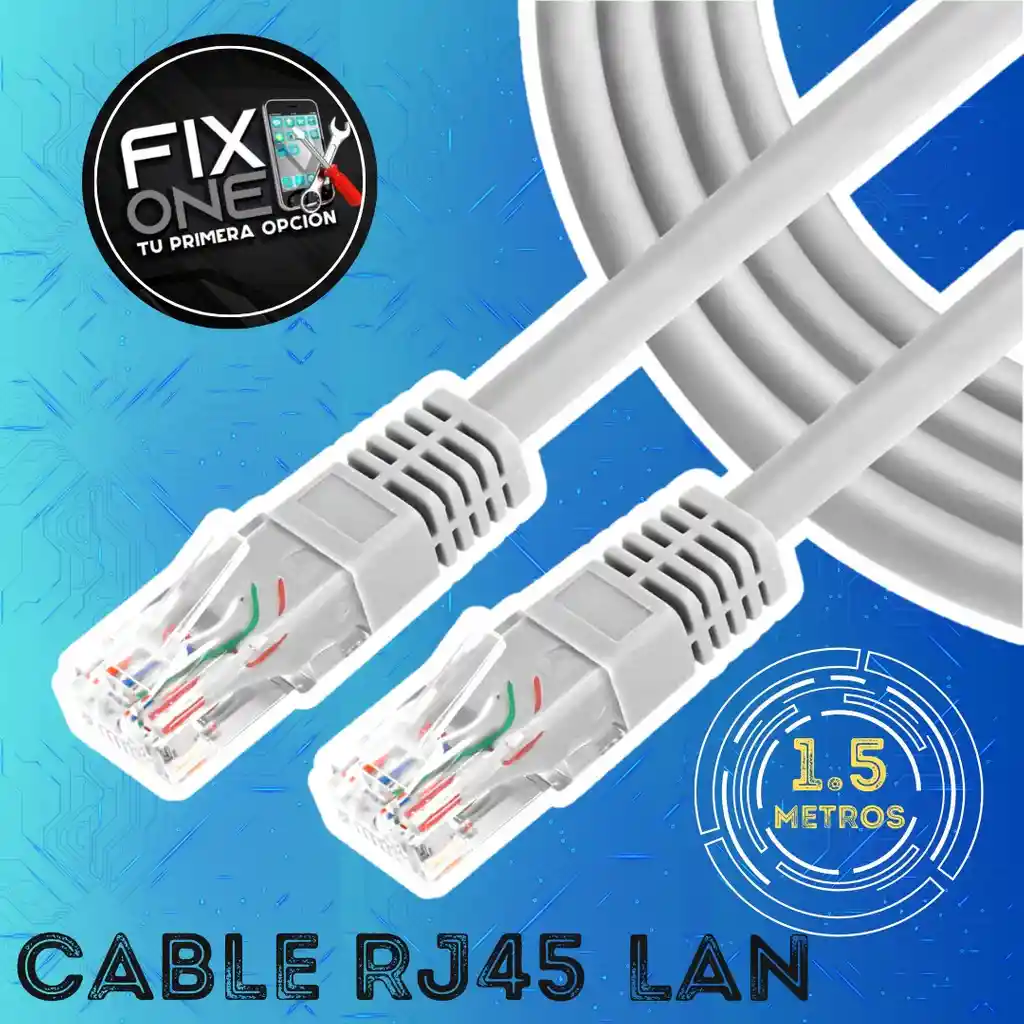 Cable Rj45 Lan 1.5 Metros