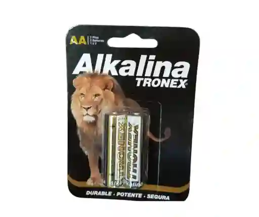 Pila Alcalina Aa Tronex Paquete Por Dos Unidades