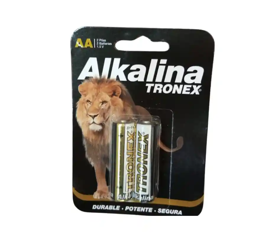 Pila Alcalina Aa Tronex Paquete Por Dos Unidades