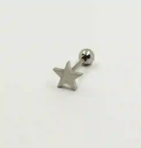 Piercing Plateado Estrella