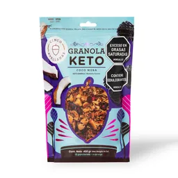 Granola Keto Coco Mora - Cinco Avellanas 400g