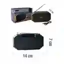 Parlante Altavoz Recargable Bluetooth Usb Radio Fm Antena Rm-s201