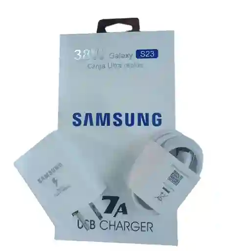 Cargador Samsung Carga Ultra Rapida Turbo Power 38w + Cable Tipo C