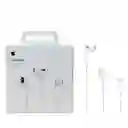 Audífonos Apple Earpods (usb-c) Blanco Iphone 15 Original