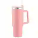 Vaso Térmico De Acero Inoxidable Aislado De 40oz Color Rosado